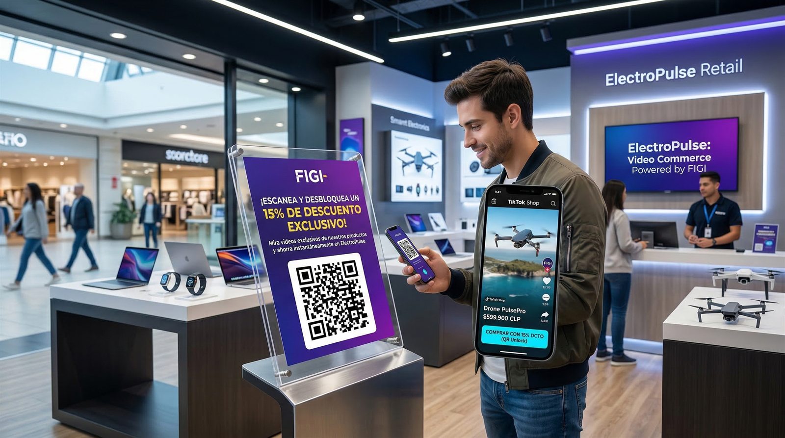 Caso de uso de activación física con FIGI